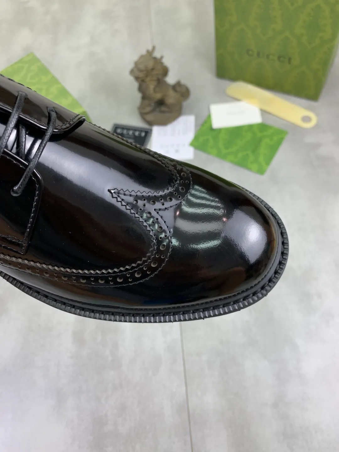 Men's Men's Shoes 💰P580 [New Style] 💰💎💎💎 [Gucci] GUCCI high-end men's formal business leather shoes, original order 1:1! Original imported high-end calfskin, original metal buckle, imported first-layer pigskin lining for feet, original high-end outsole, men's shoe size: 38-44